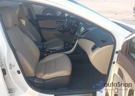 2015 Hyundai Elantra Limited z USA, uszkodzony, nr VIN 5NPDH4AE1FH583606